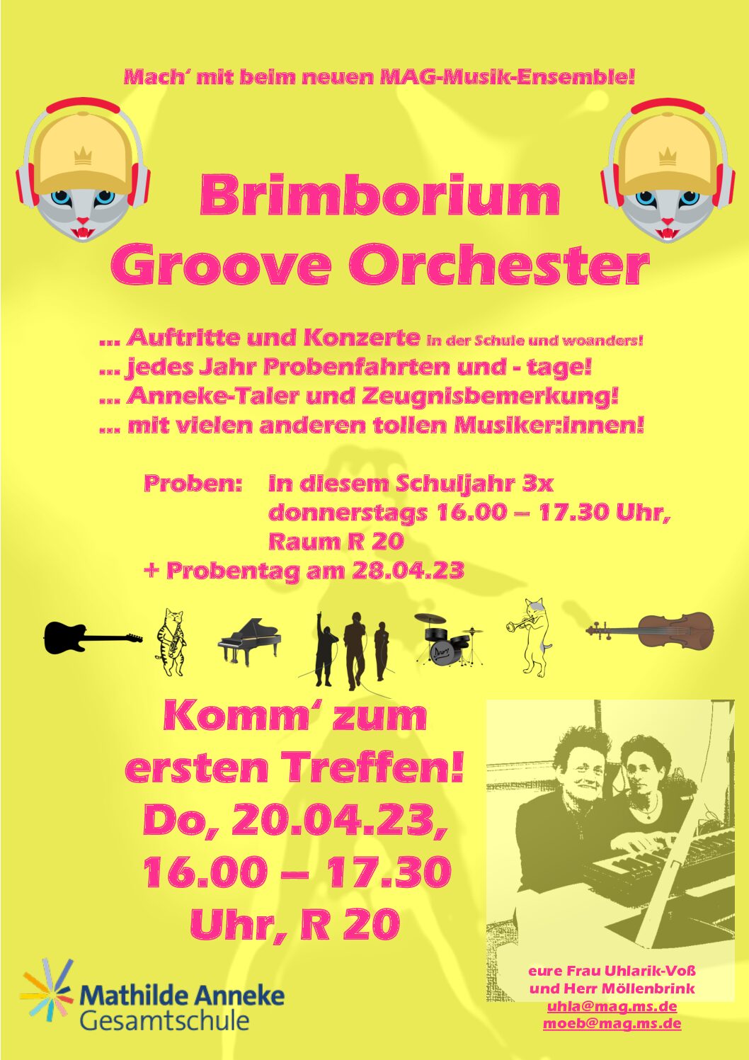 Plakat Brimborium Groove Orchester ohne Rand
